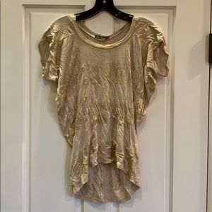 Ella Moss shirt, size small,gold good condition